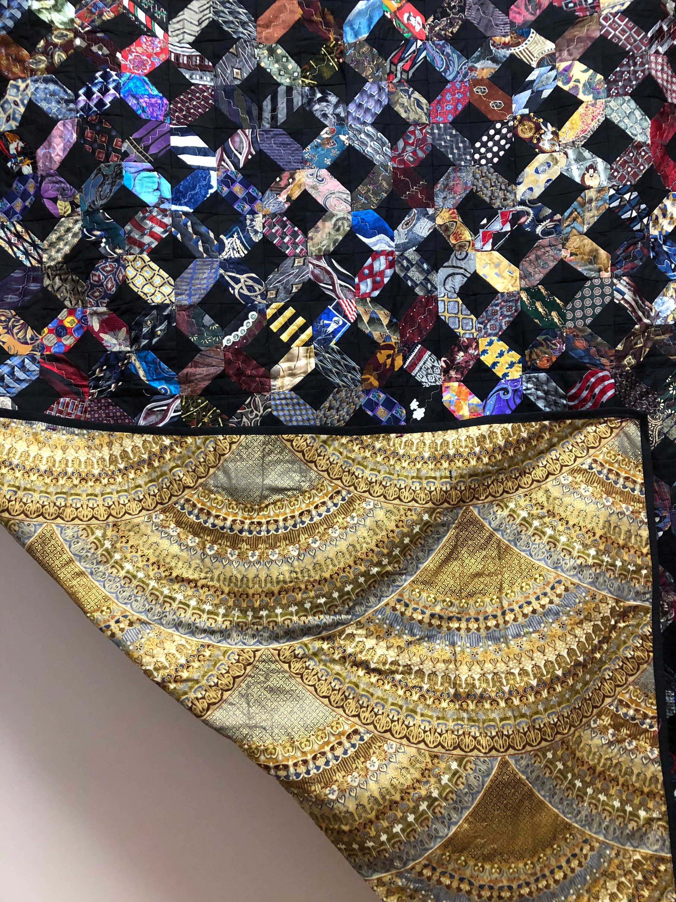 X Mens Tie Quilt Etsy