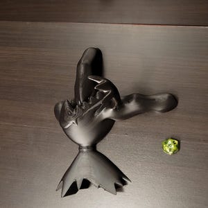 Spooky Wall Mounted Darkrai -Roaring Moon- Figure - 4k Resolution, Custom Filament,
