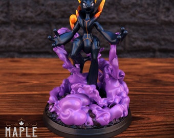 Shadow Mewtwo Figure - 4k Resolution Print in Your Choice of Filament, Perfect for Collectors