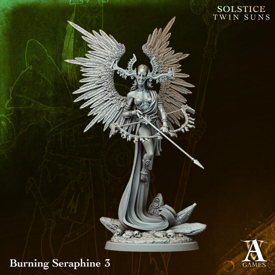 The Twin Suns-burning Seraphine-gilded Seraph-solstice-seared