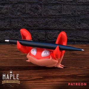 Custom 3D Printed Krabby Pen Holder and Grimer Pencil Cup Set - Choose Your Color - Licensed Design - Perfect Desk Organizer