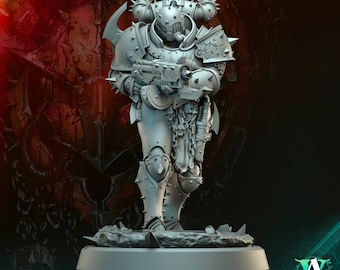 Hellscape Marauder-Orbita Hellscape - Legions-Miniature-Archvillain Games