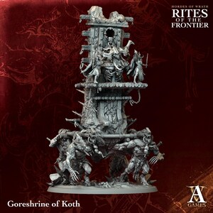 Goreshrine of Koth-Goretusk Berserker-Fellbeast -Hordes of Wrath - Rites of the Frontier- Miniatures-Archvillain Games