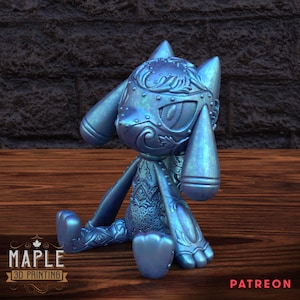 Exquisite 3D Printed Riolu-Lucario-Ponyta printed in Your Chosen Color - Licensed for Commercial Sale - Perfect Ornamental Decor