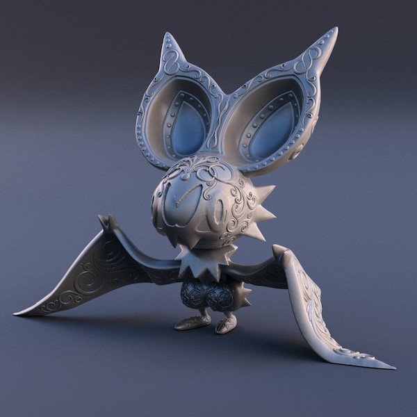 3D Noibat Filament Figure | Custom Color Print | 4k Resolution | Perfect Gift or Desk Decoration | Fast Shipping