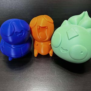Derpy Charmander-Bulbasaur-Squirtle-Pikachu-Slowpoke-Figure