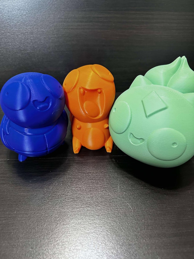 Derpy Charmander-Bulbasaur-Squirtle-Pikachu-Slowpoke-Figure image 1