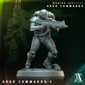 Argo Commando -Morior Invictus -- Queen&#39;s Wail-Miniature-Archvillain Games