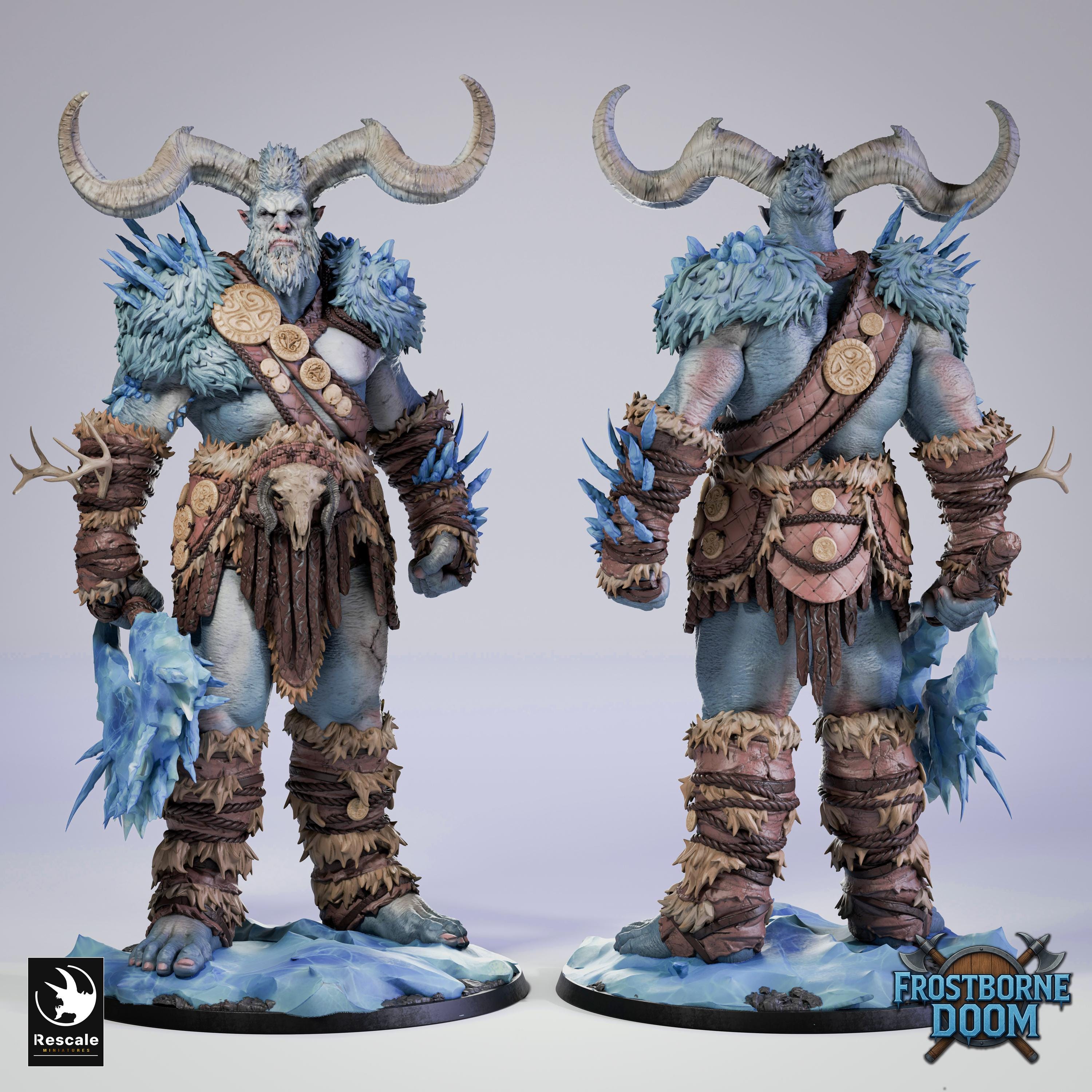 Ice Giant, Thulgar-chromatic White Dragon-elemental Dragon Ice Giant, Thulgar-chromatic White Dragon-elemental Dragon