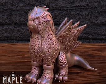 Elegante legendarische Entei-Celebi-figuren - 4k-resolutie, op maat gemaakt filament,