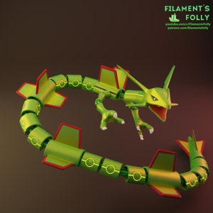 Mega Rayquaza and Rayquaza Plush Stuffed Doll Gift - MsHormony