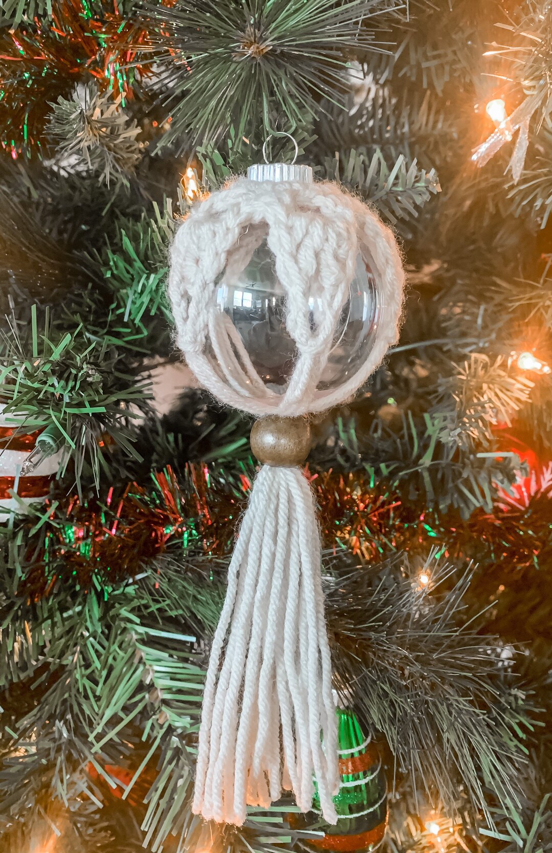 Boho Christmas Ornament Christmas Ornament Boho Home Decor Etsy