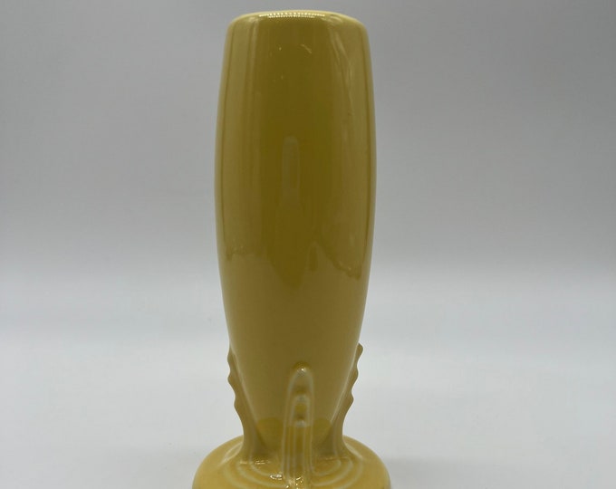 Fiestaware Yellow Bud Vase Pottery Vase Vintage Fiestaware Etsy