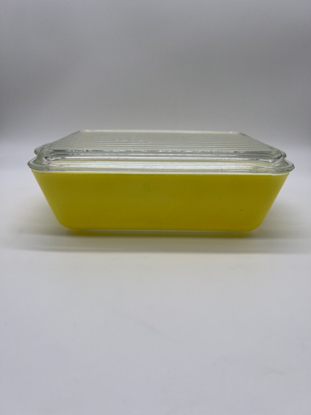 Vintage Yellow Pyrex 503 Refrigerator Dish With Lid - Etsy
