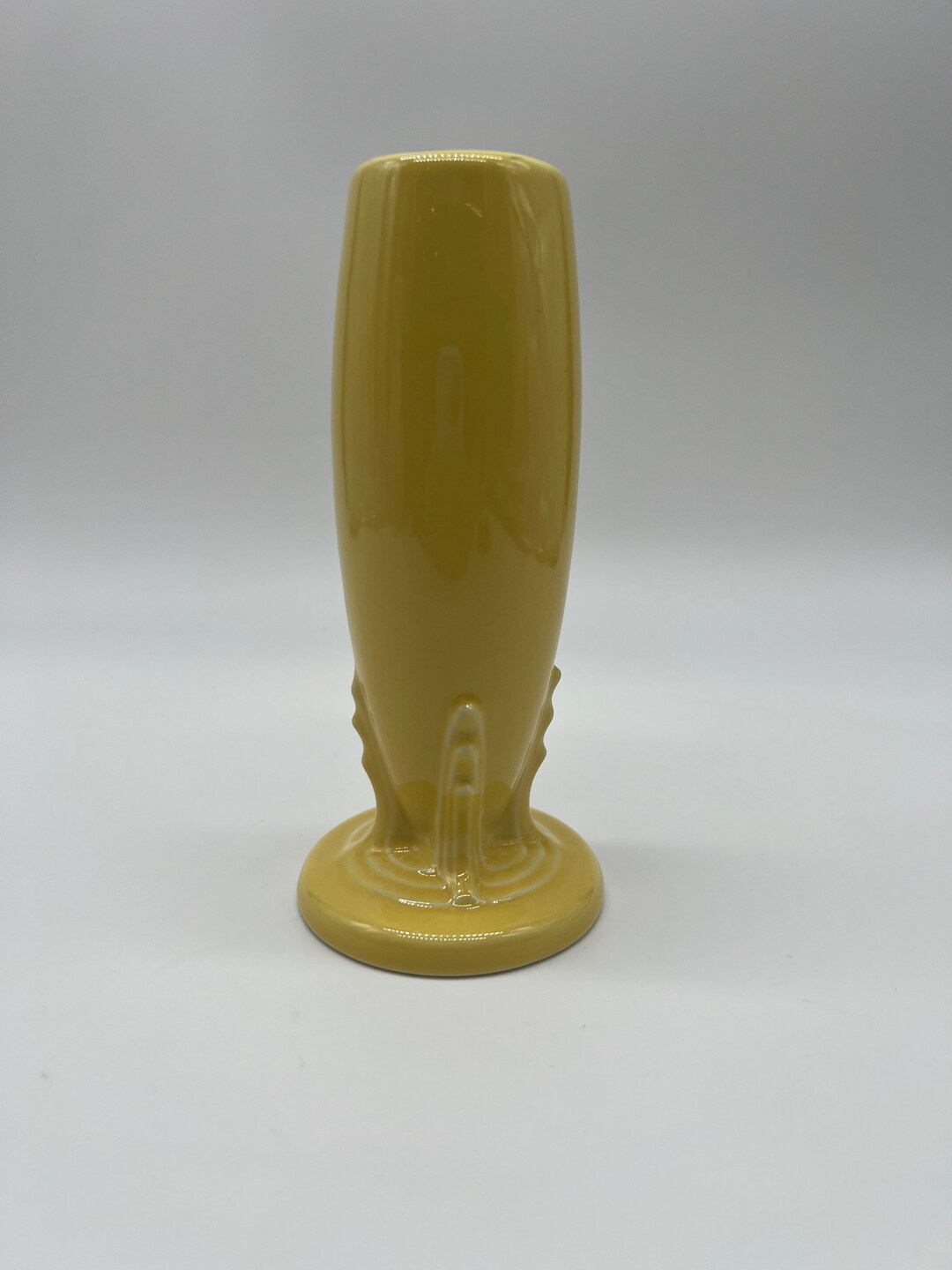 Fiestaware Yellow Bud Vase Pottery Vase Vintage Fiestaware Etsy