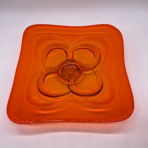 Viking Glass Epic Loop Dish, Viking Epic Loop, Collectible Viking Glass, Viking Art Glass, West Virginia Glass, Mid Century Art Glass