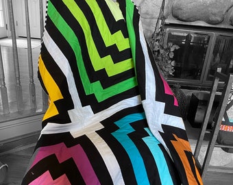 Station-to-Station Throw Size PDF Quilt Pattern download