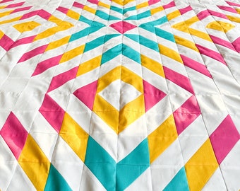 Labyrinth - PDF Quilt Pattern download - baby, toddler, throw & bed sizes