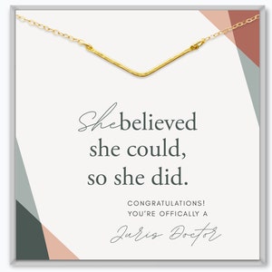 Law School Graduation Gift Necklace, Juris Doctor Degree, JD Graduate Gift, Law Student Gift, New Attorney Graduation, New Lawyer Grad