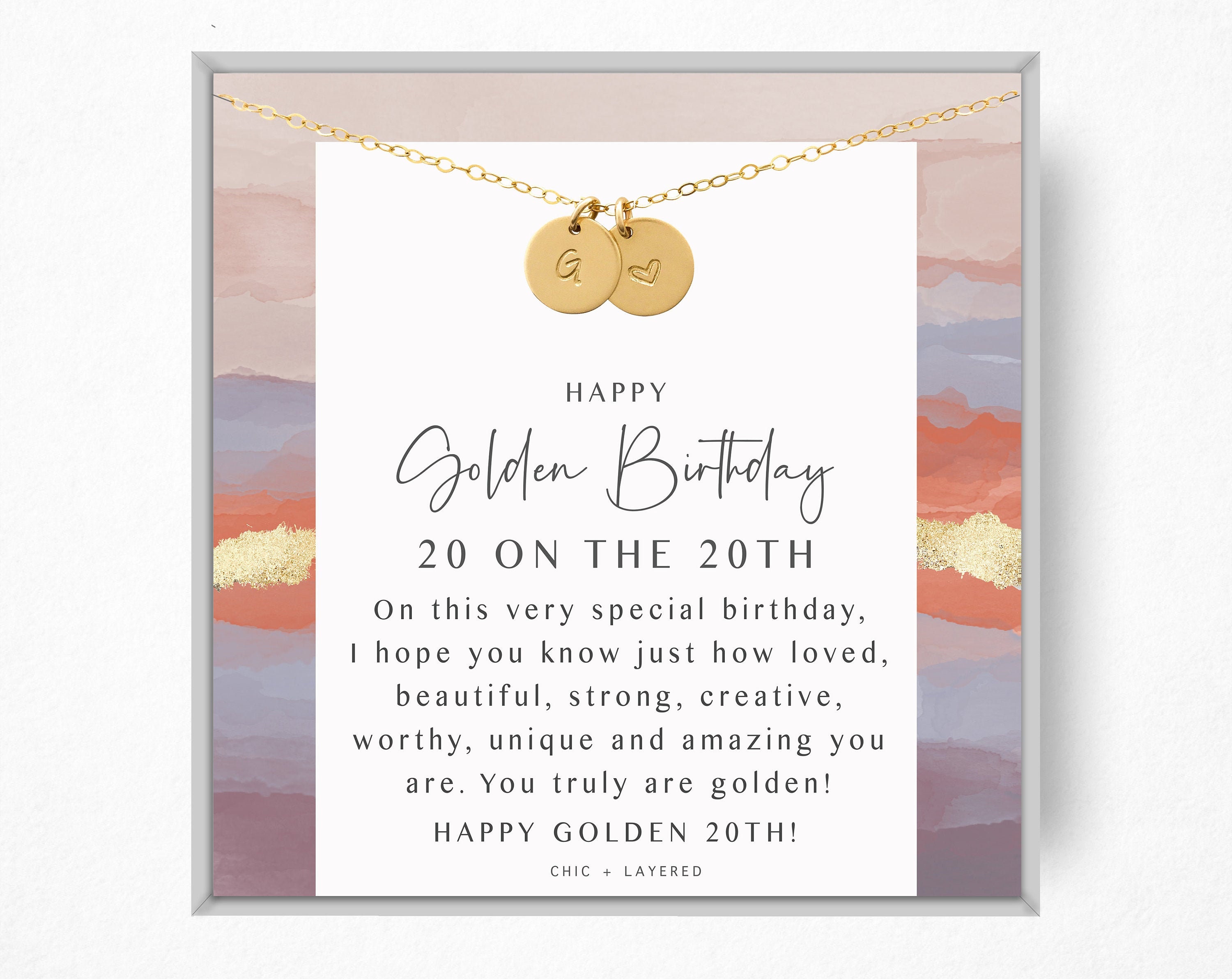 20th Birthday Gift for Her 20 Birthday Gift Ideas for Daughter Birthday Gift  for 20th Birthday Girl Twentieth Birthday Christmas Gifts 