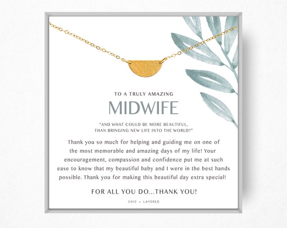 Collier Cadeau Sage-Femme Cadeau Dappréciation De - Etsy Canada