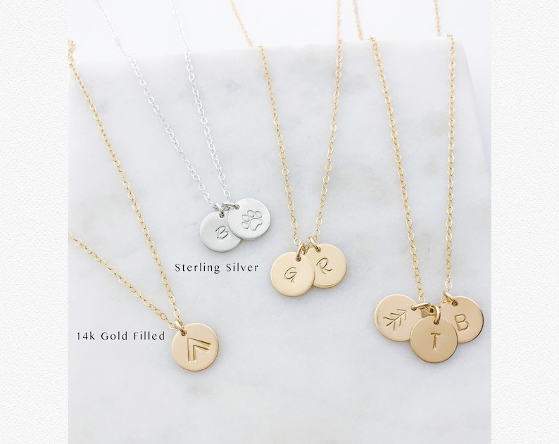 Wisdom Purpose \u2022 Scripture Gift \u2022\u00a09mm Disc \u2022 14k Gold Filled and Sterling Silver Fearless Gift Necklace \u2022 Gift for Faith Encouragement