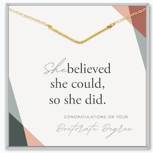Doctorate Degree Graduation Gift Necklace, PhD Graduation Gift, Graduating Class of 2024, Doctoral Degree, Doctor of Philsophy