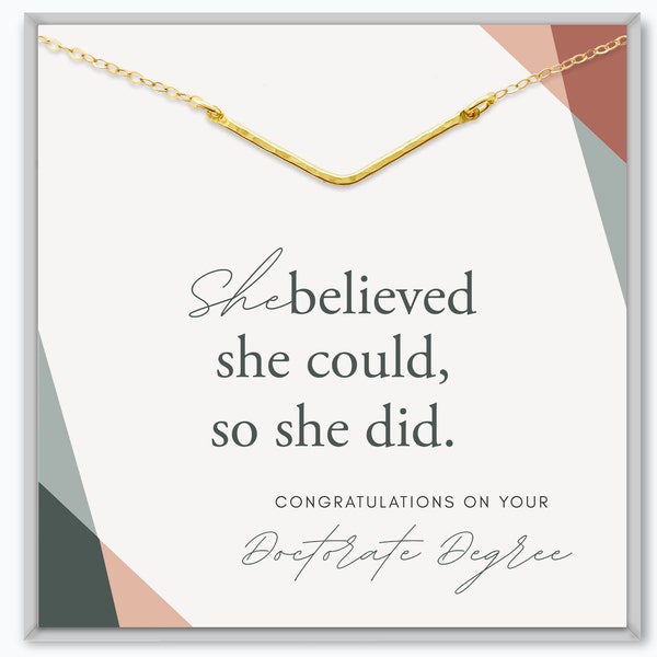 Doctorate Degree Graduation Gift Necklace, PhD Graduation Gift, Graduating Class of 2024, Doctoral Degree, Doctor of Philsophy
