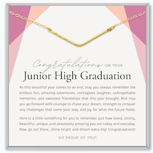 Regalo de graduación de la escuela secundaria junior, regalo de graduación de la escuela secundaria junior, clase de graduación de 2024, regalo personalizado de graduado de 8.o grado para ella