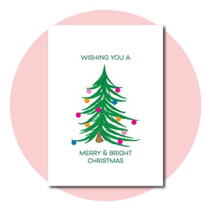 Ich wünsche Ihnen ein frohes und helles Weihnachtsfest | 5x7 Sofortiger digitaler Download | Weihnachtskarte | Druckbar | PDF, JPEG, PNG