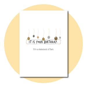 Es ist dein Geburtstag | 5 X 7 Sofortiger digitaler Download | Grußkarte | Geburtstag | Druckbar | PDF, JPEG