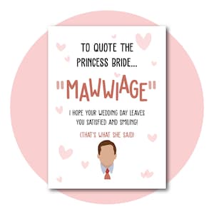 Partecipazione di nozze Mawwiage / Download digitale istantaneo 5X7 / Biglietto d'auguri / Matrimonio, Addio al nubilato / Stampabile