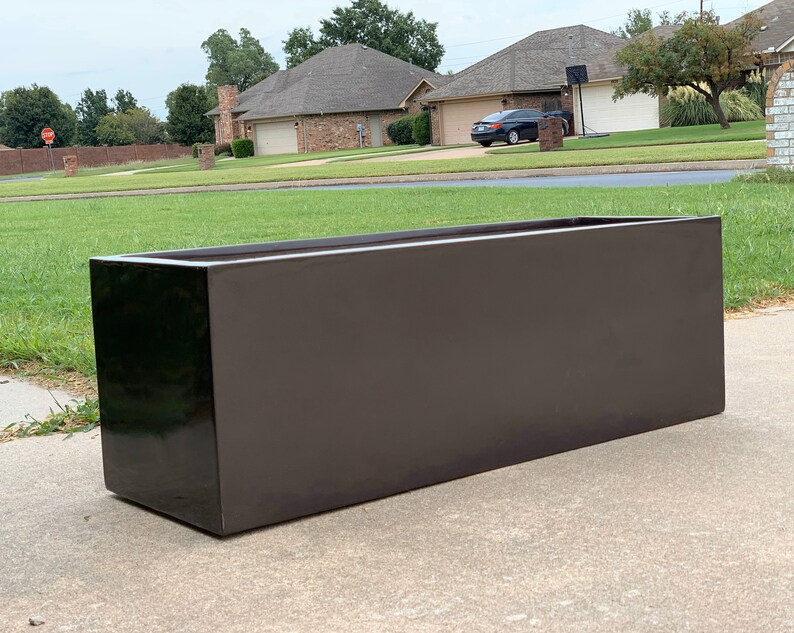 3145 Inches Large Trough Fiberglass Planter Plant Pots Etsy