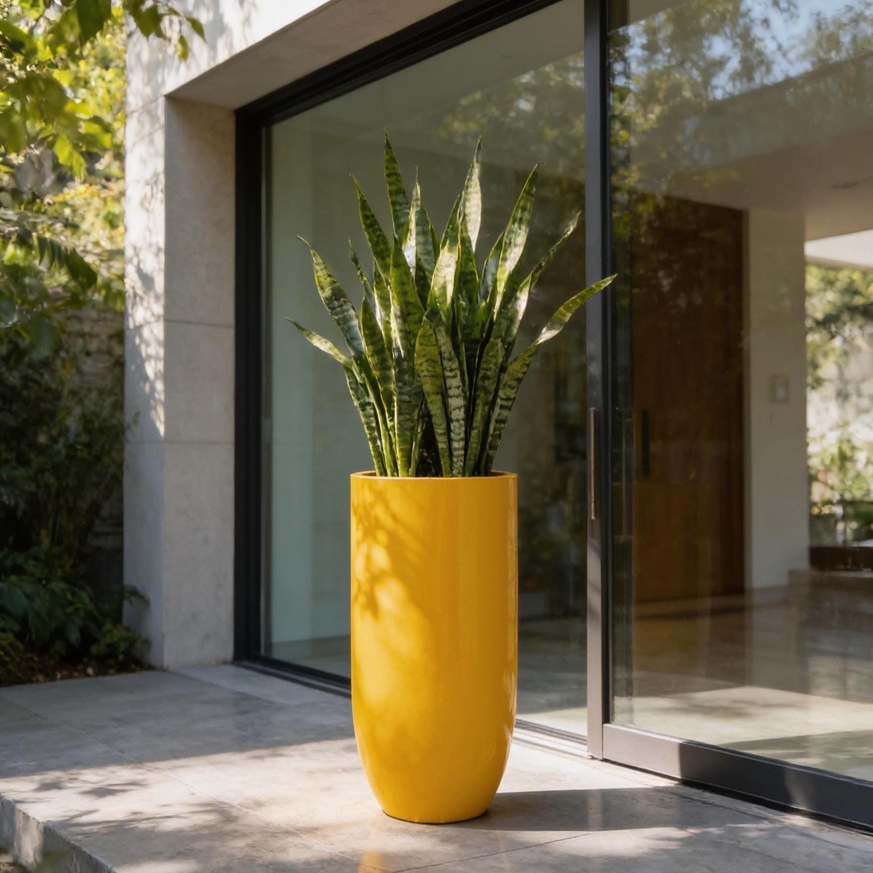 Yellow Planter Large - Etsy