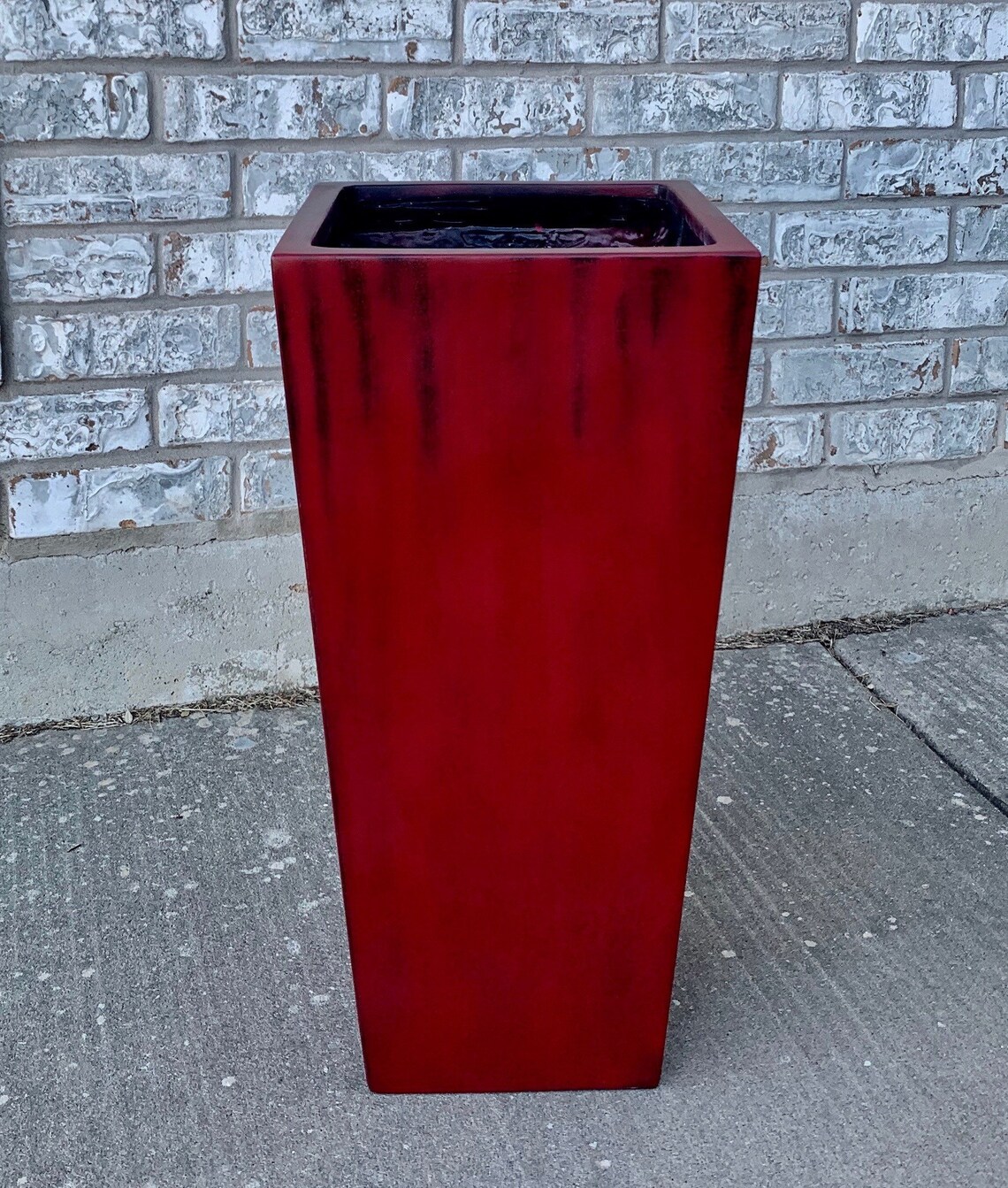 2347 Inches Tall Fiberglass PlanterPlant Pots Garden Etsy