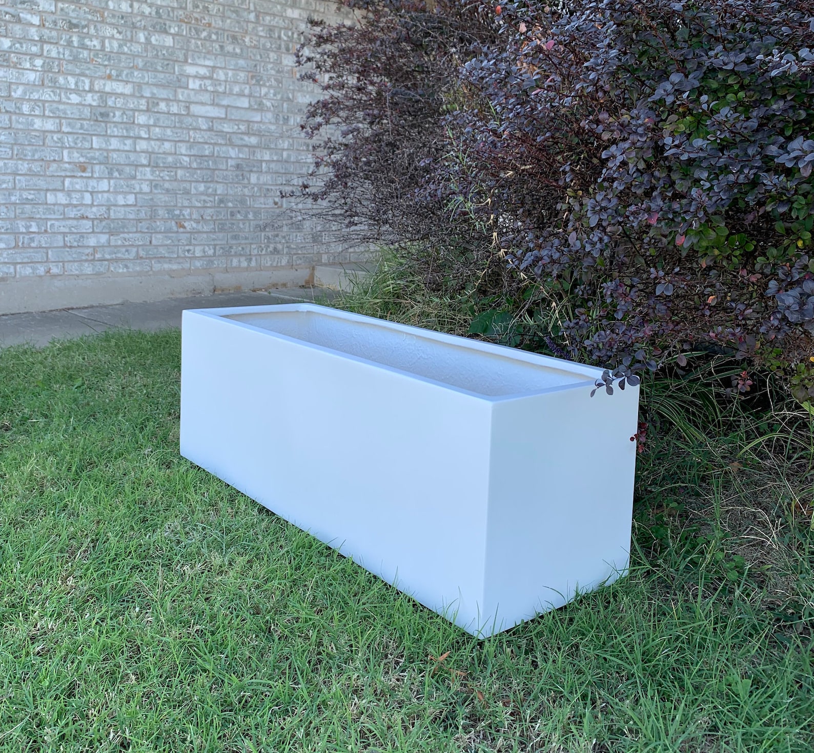 3145 Inches Large Trough Fiberglass PlanterPlant Pots Etsy