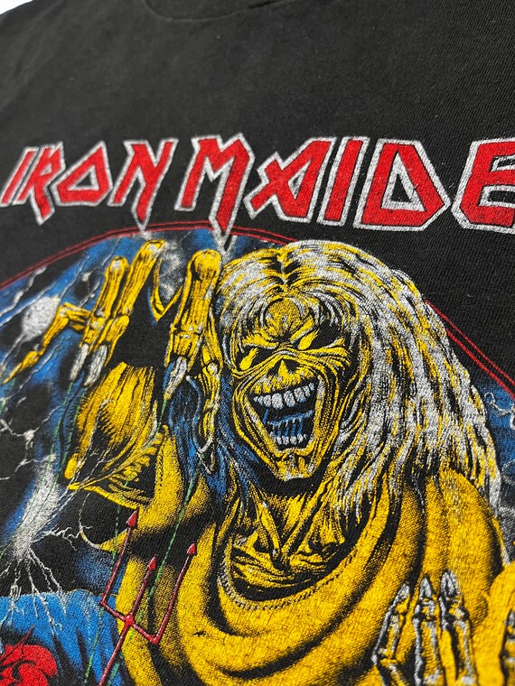 1982 Iron Maiden Number of the Beast Shirt - image 4