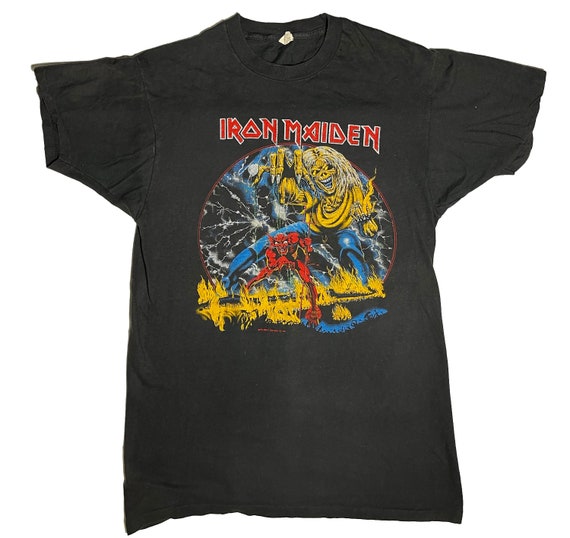 1982 Iron Maiden Number of the Beast Shirt - image 1