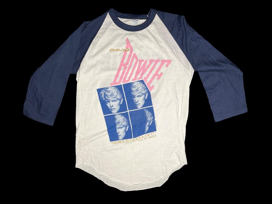 Vintage 1983 David Bowie Serious Moonlight Tour T-shirt (sz. M