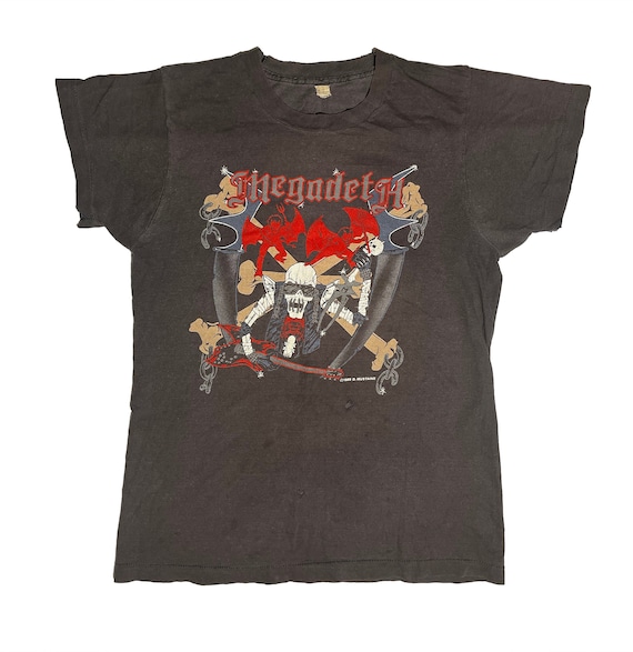 1986 Megadeath Having A Peace Tour Shirt (original