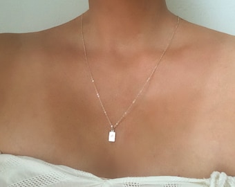 Simple Necklace Silver | Etsy