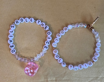 Set of 2 Taylor Swift “Cruel Summer” Inspired Friendship Bracelets