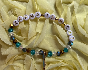 Taylor Swift “Karma is a Cat” Inspired Bracelet
