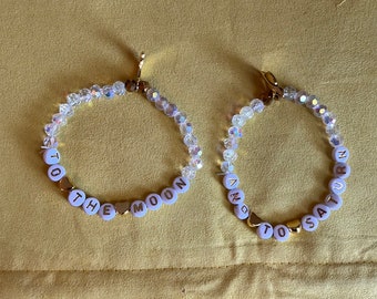 Taylor Swift Set of 2 “Seven” Inspired Friendship Bracelets