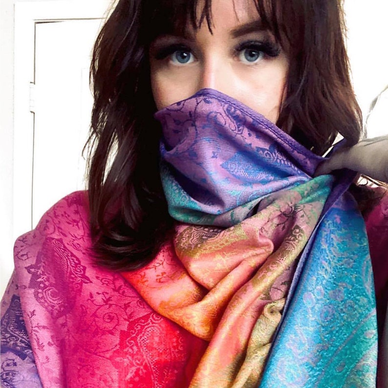 rave pashmina scarf