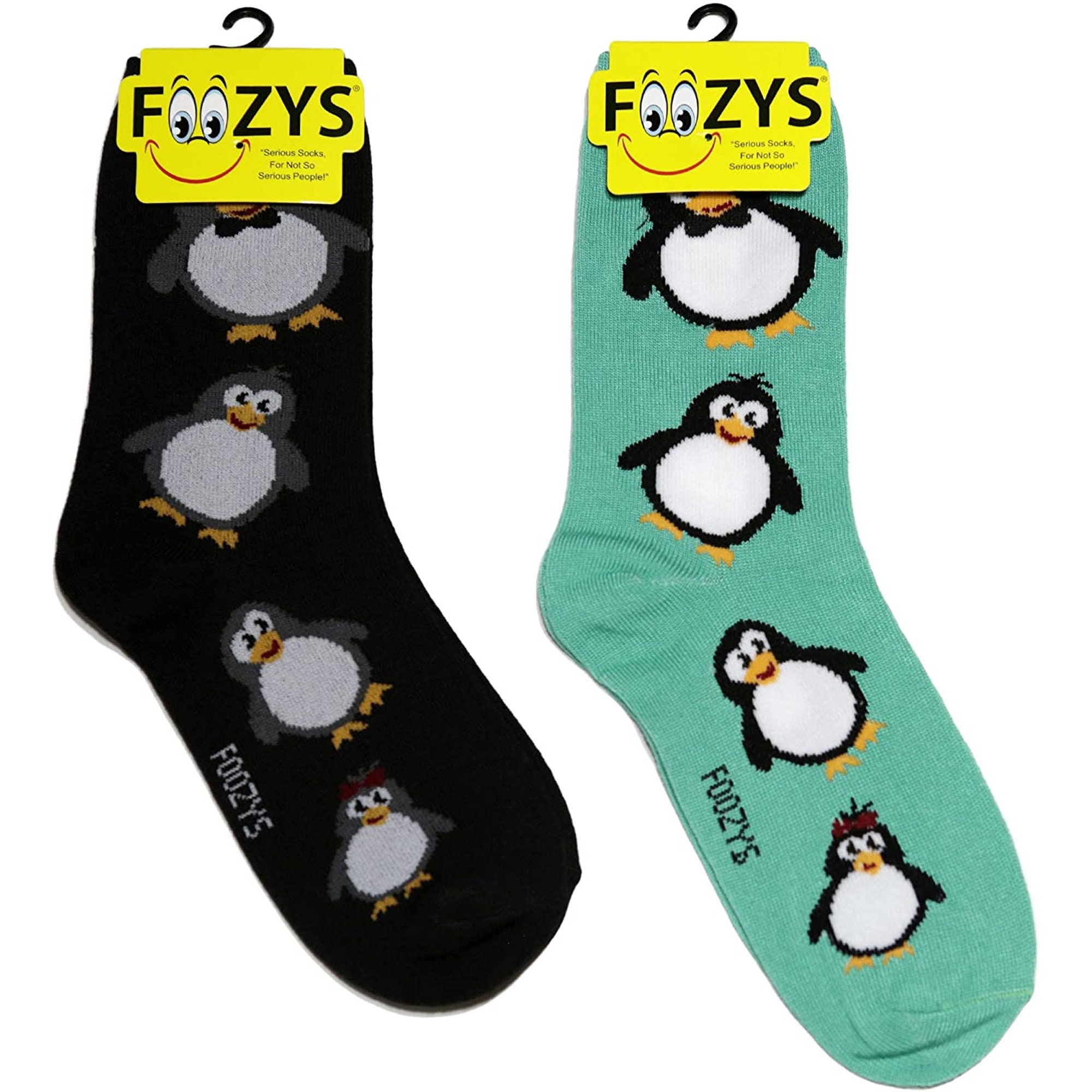 Foozys Women's Crew Socks Penguin Women Novelty Socks Etsy
