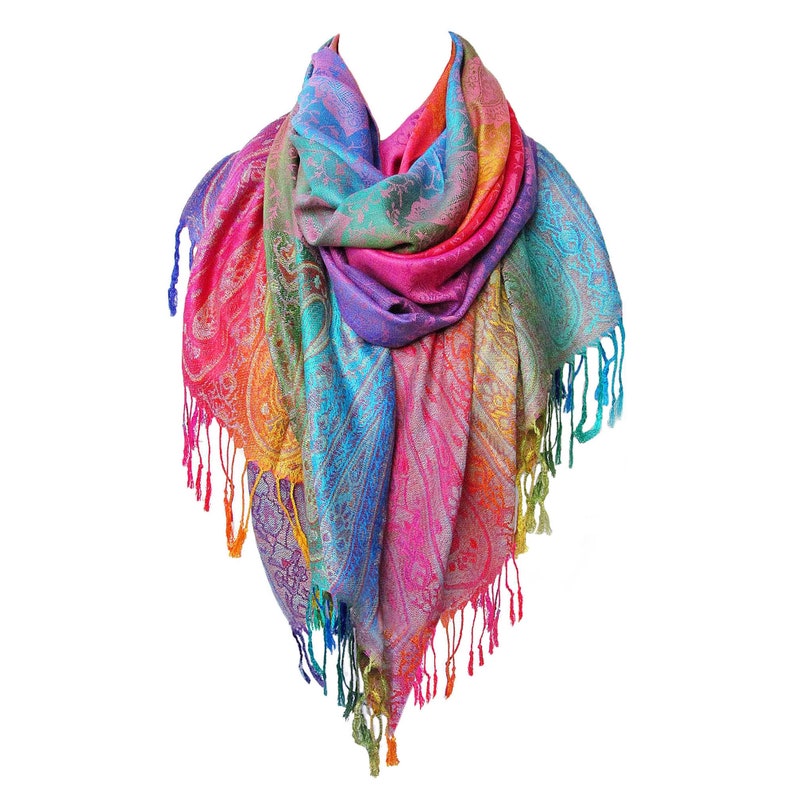 rave pashmina scarf