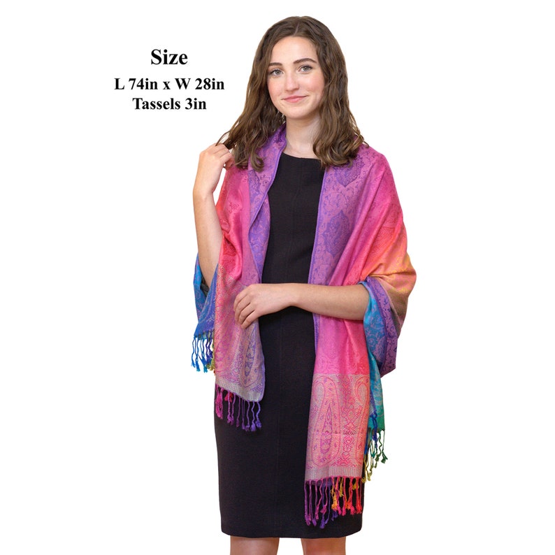rave pashmina scarf