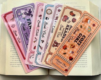 Book Trope Ticket Bookmarks