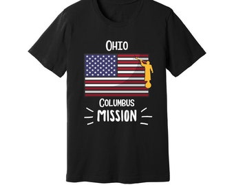 Ohio Columbus Mormón SUD Misión Misionera Regalo Misionero Fairwell Misionero Regreso a Casa Camiseta Unisex Jersey